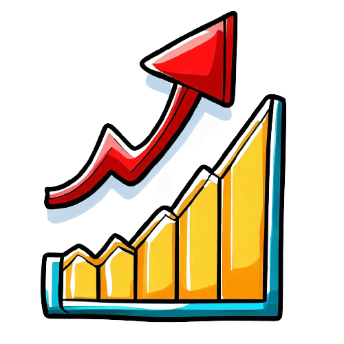 Un grafico che cresce